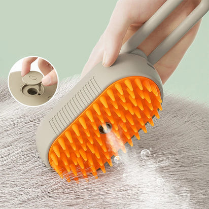 3 in 1 Steam Brush for Pets