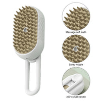 3 in 1 Steam Brush for Pets