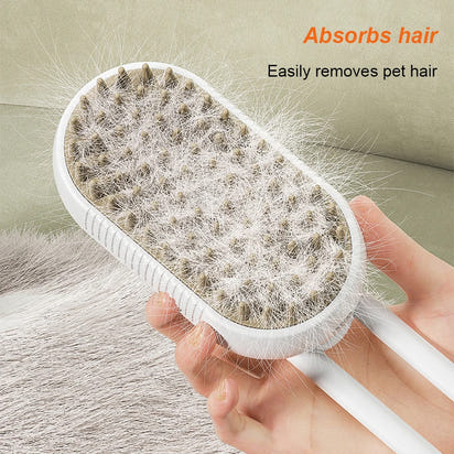 3 in 1 Steam Brush for Pets